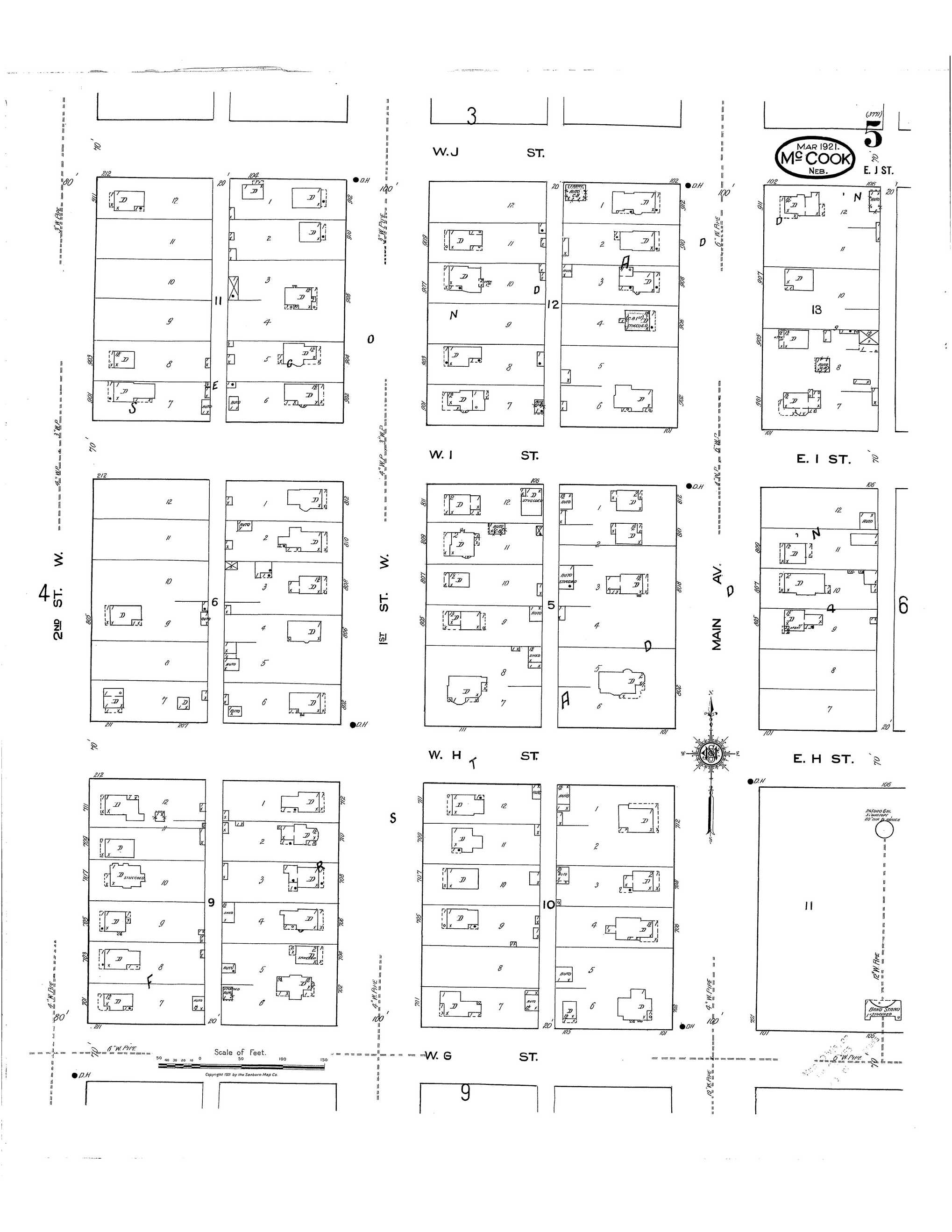 Sanborn map 1921 page 5