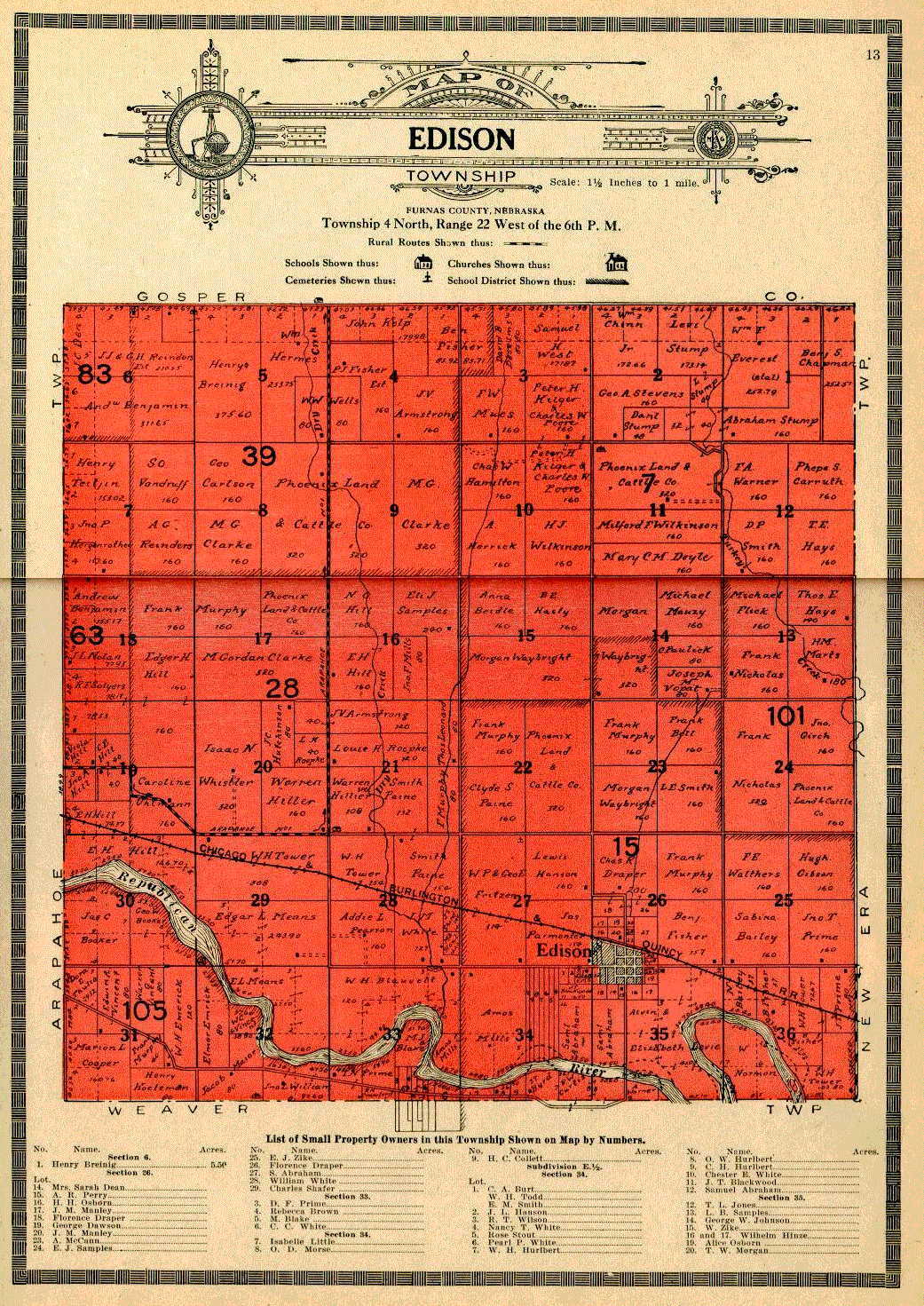 Edison Precinct Plat Map