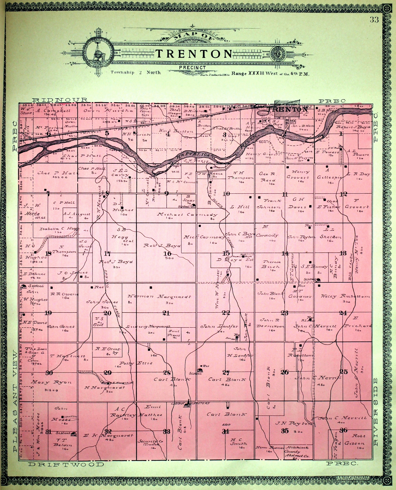 Trenton 1906 map